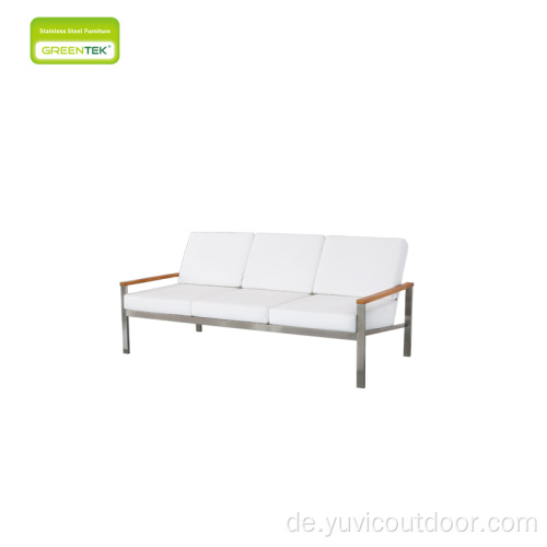 Möbel für Patio Sofa Set Outdoor Eck Teak